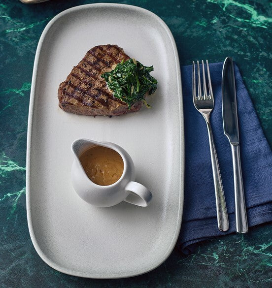 Sereno Porcelain Cirrus Rectangular Platter 35 X 18cm (Box Of 6)