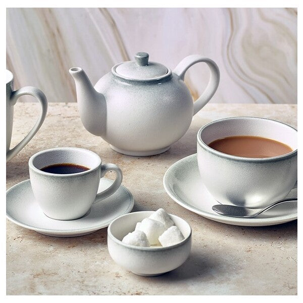 Sereno Porcelain Cirrus Teapot 45cl/15.75oz (Box Of 6)
