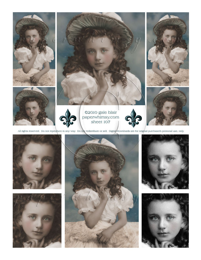 Sheet 107 PRINTED - paperwhimsy