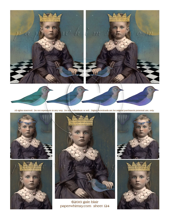 Sheet 124 PRINTED - paperwhimsy