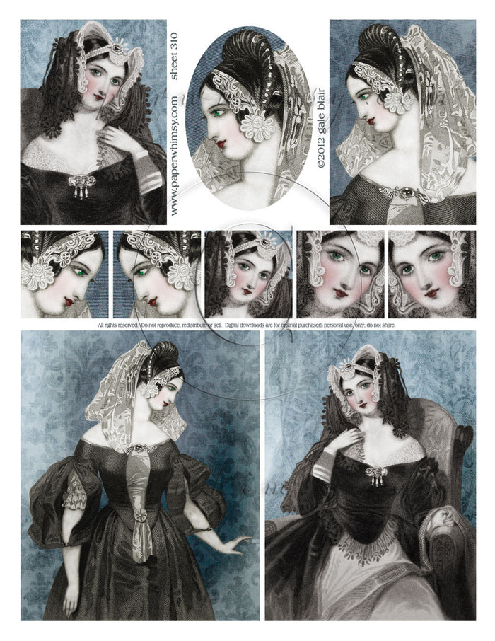 Sheet 310 PRINTED - paperwhimsy