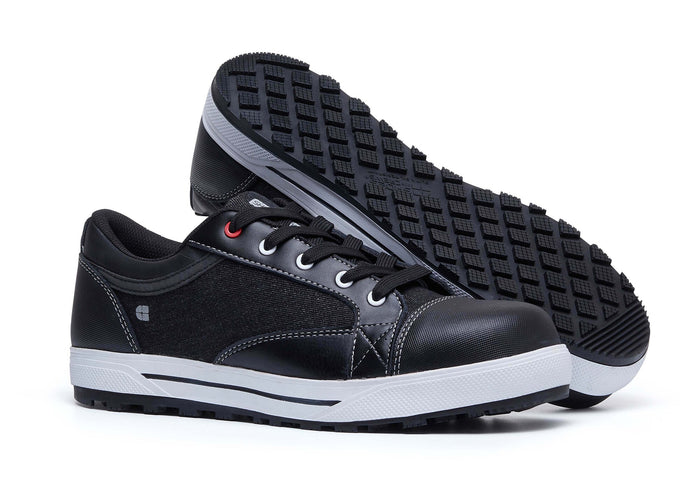 Shoes For Crews Fergus Trainer Shoe Black Denim