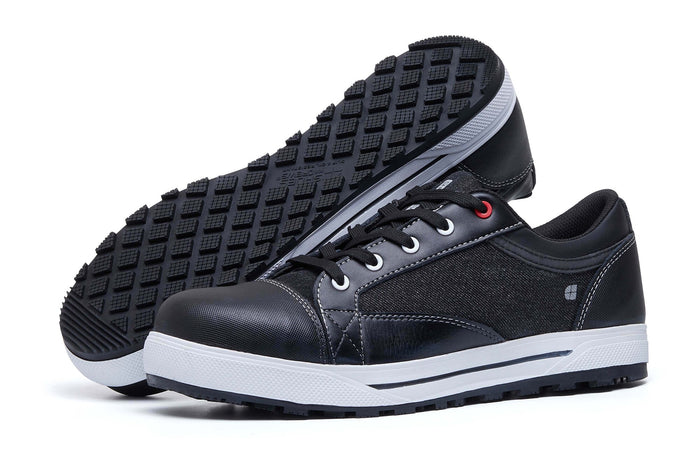 Shoes For Crews Fergus Trainer Shoe Black Denim