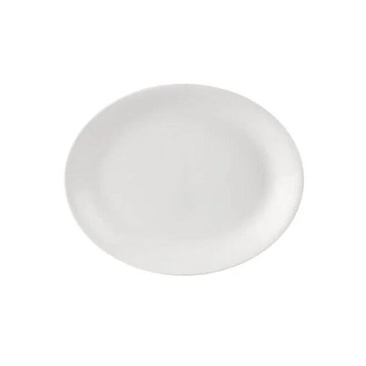Simply White Porcelain Oval Plate 30cm x 24cm (Box Of 4)