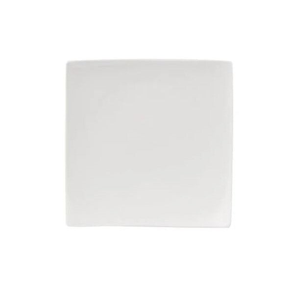 Simply White Porcelain Square Plate 20.5cm (Box Of 6)