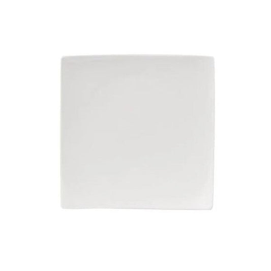Simply White Porcelain Square Plate 20.5cm (Box Of 6)