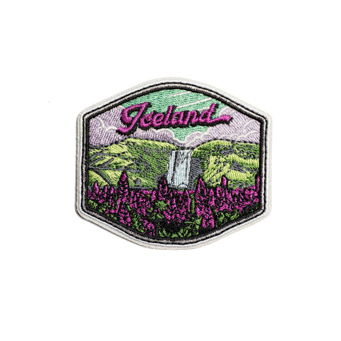 Skógarfoss - Iron on Patch