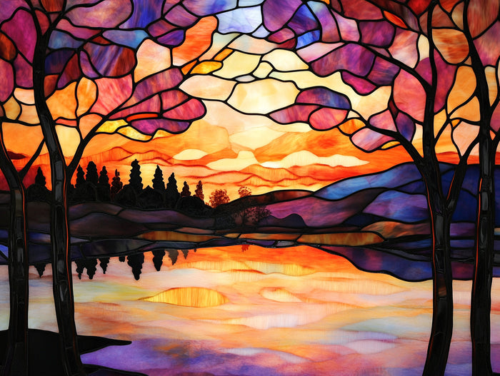 Sky Ablaze In Shades Of Orange