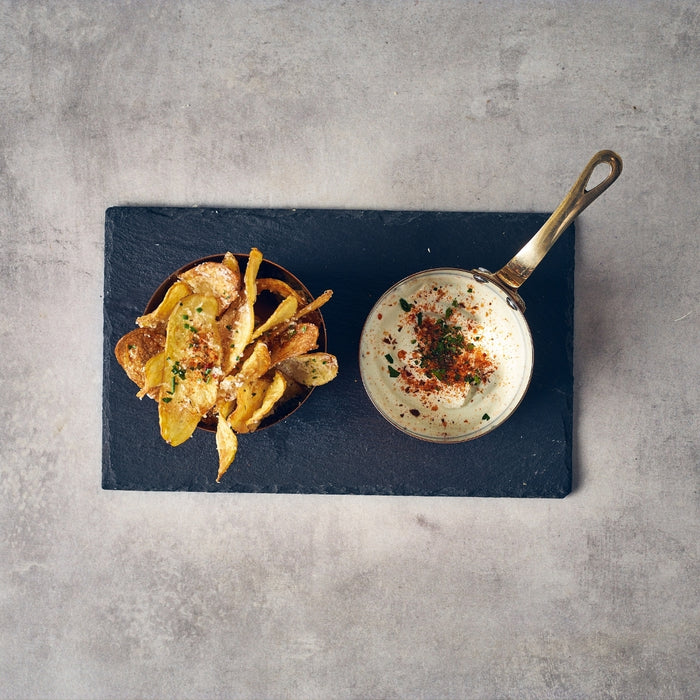 Slate Platter Natural Edge 32 x 18 x 0.5cm (Box Of 6)