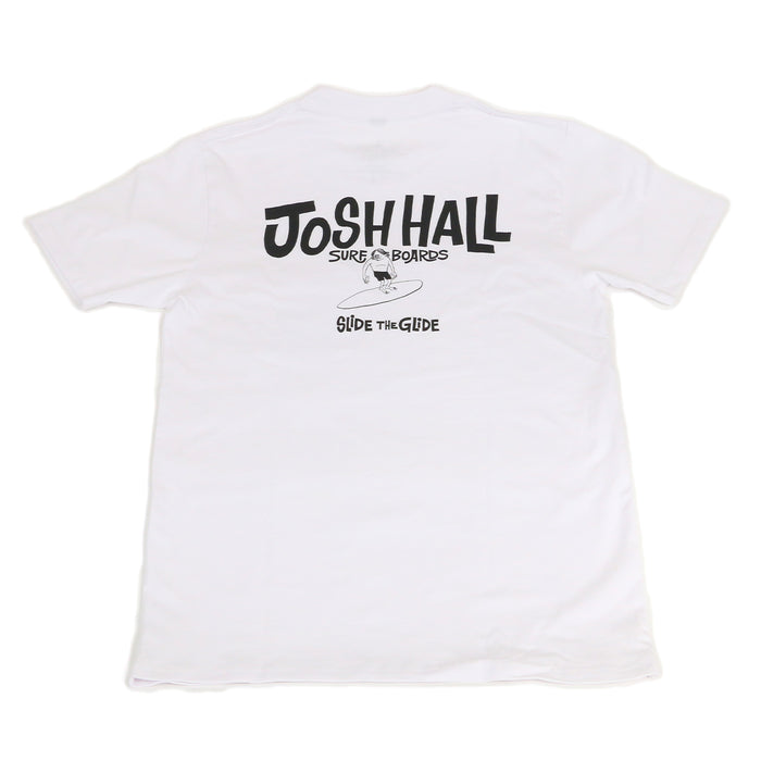 Slide the Glide Pocket Tee in White by Yusuke Hanai