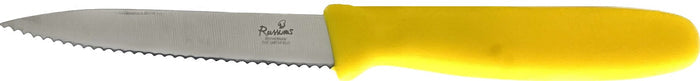 Smithfield 10cm Serrated Vegetable Knife Coloured Samprene Handle