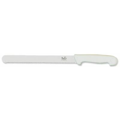 Smithfield 25Cm Serrated Carver Coloured Samprene Handle
