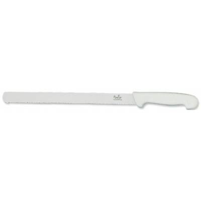 Smithfield 30Cm Serrated Carver Coloured Samprene Handle