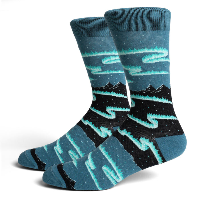 Socks - The Northern Lights - Blue