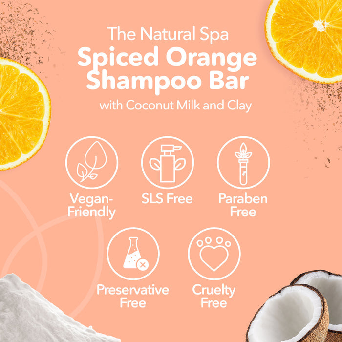 Spiced Orange Classic Shampoo Bar | Plastic-Free Haircare | 70g