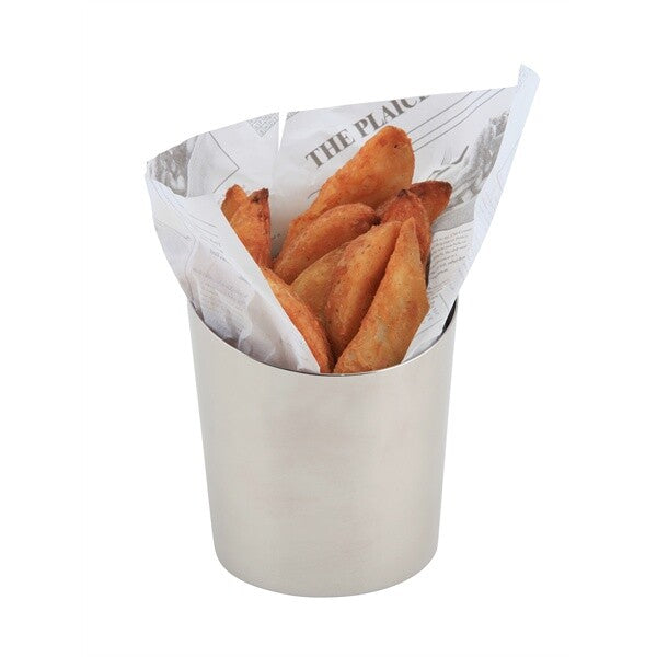 Stainless Steel Plain Angled Cone 9.5cm X 8.1cm / 11.6cm Dia