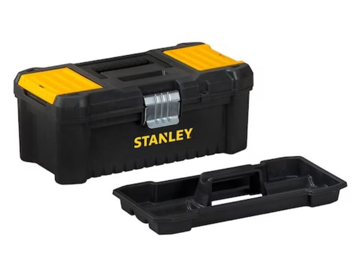 Stanley Knife Box With Removable Tray 38cm x 18cm x 19cm