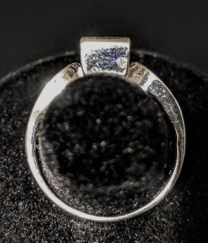 Sterling Silver or Solid 14kt Gold 11mm Tourmaline Cut Pre-Notched Blank Filigree Ring Size 7 setting 163-478/143-478