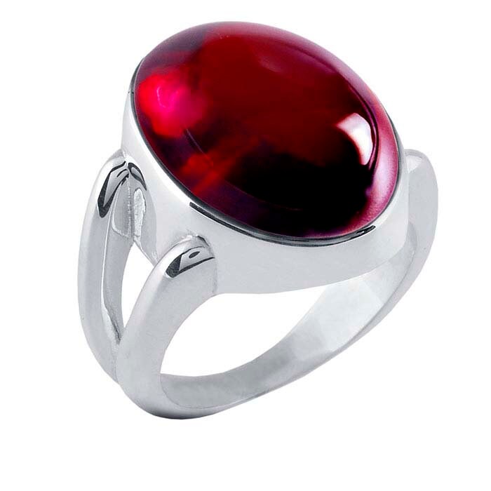 Sterling Silver Split Shank 14x10-18x13 mm Oval Ring Mounting, blank Cab (Cabochon) setting Size 7 to 10