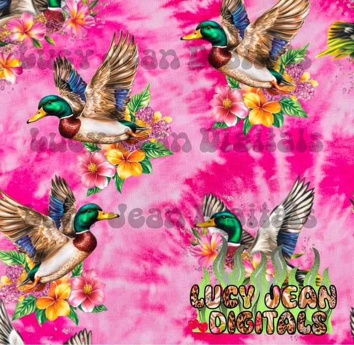 Summer mallard tie dye Seamless File