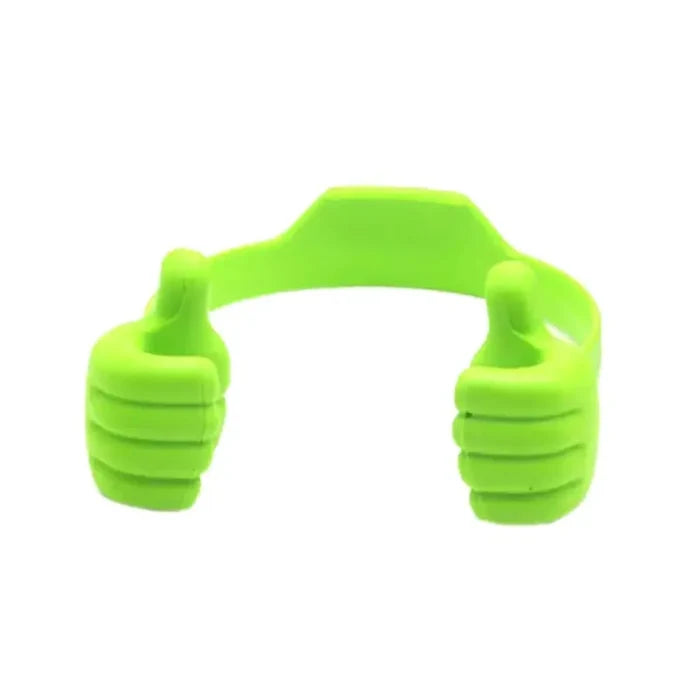 a green plastic wristband
