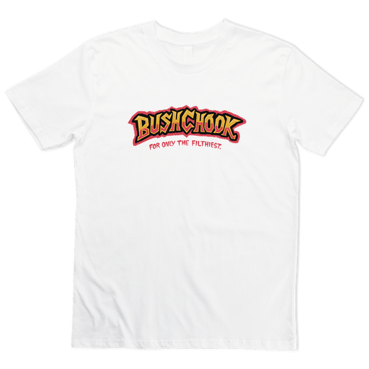 Tag Tee White T-Shirt Bush Chook