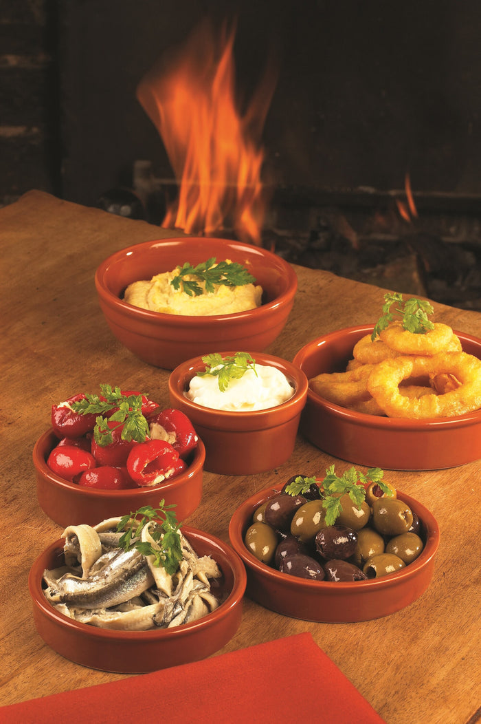 Tapas Deep Dish Terracotta Look 8cm (Box Of 6)