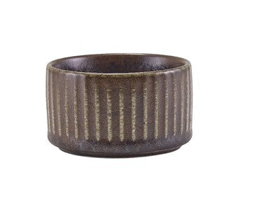 Terra Porcelain Fluted Ramekin 7cl/2.5oz Black (Box Of 12)
