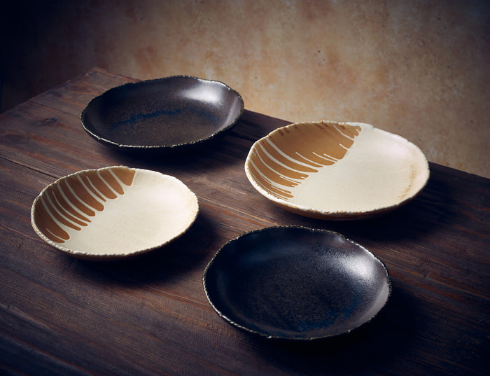 Terra Porcelain Roko Cinder Black Coupe Bowl 28cm (Box of 3)