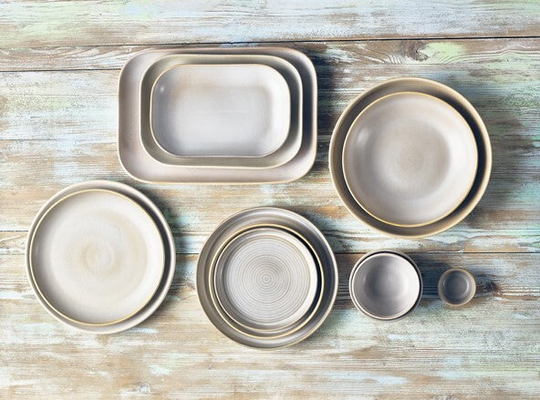 Terra Stoneware Antigo Barley Presentation Plate 26cm (Box Of 6)