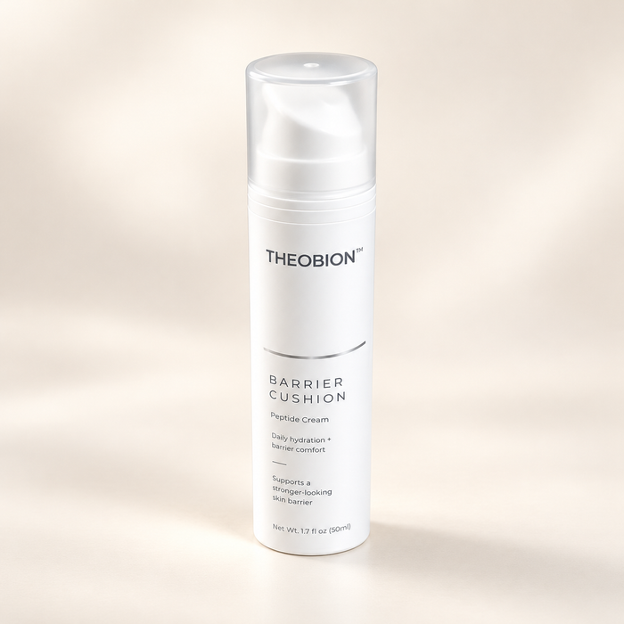 Theobion Barrier Cushion Peptide Cream bottle