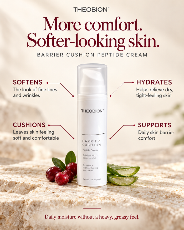 Theobion Barrier Cushion Peptide Cream benefits