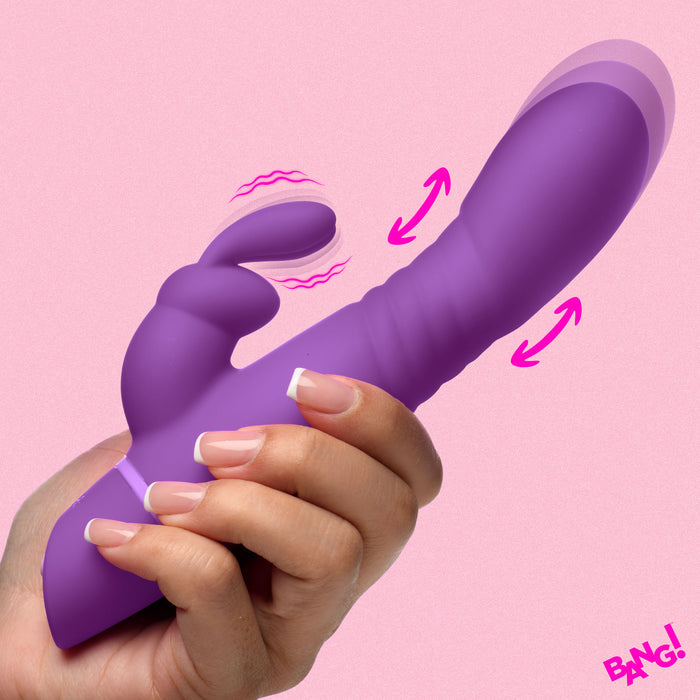 Thrusting Silicone Rabbit Vibrator