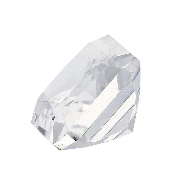 USA, Natural Genuine Arkansas Ice Quartz, White Clear Crystal Quartz, 8x6 to 12X10 Radiant Cut, VVS, Loose Stone, Mined and Cut in USA