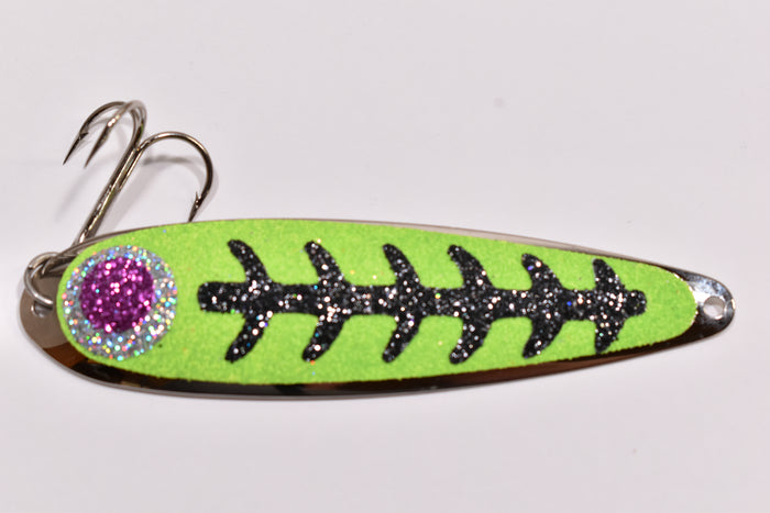 salmon trout trolling spoon hyper vis lure tape Hyperspoonz hyper -vis+