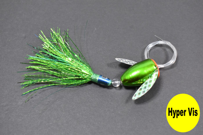 laker tamer spin-n-glo hyper vis lure tape lake trout