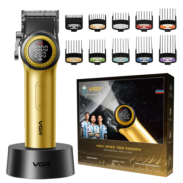 VGR V-001 Professional Hair Clipper For Men, Gold