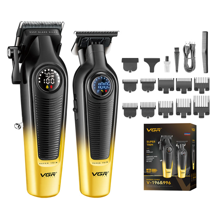 VGR V-196 & V-996 Professional Barber Combo