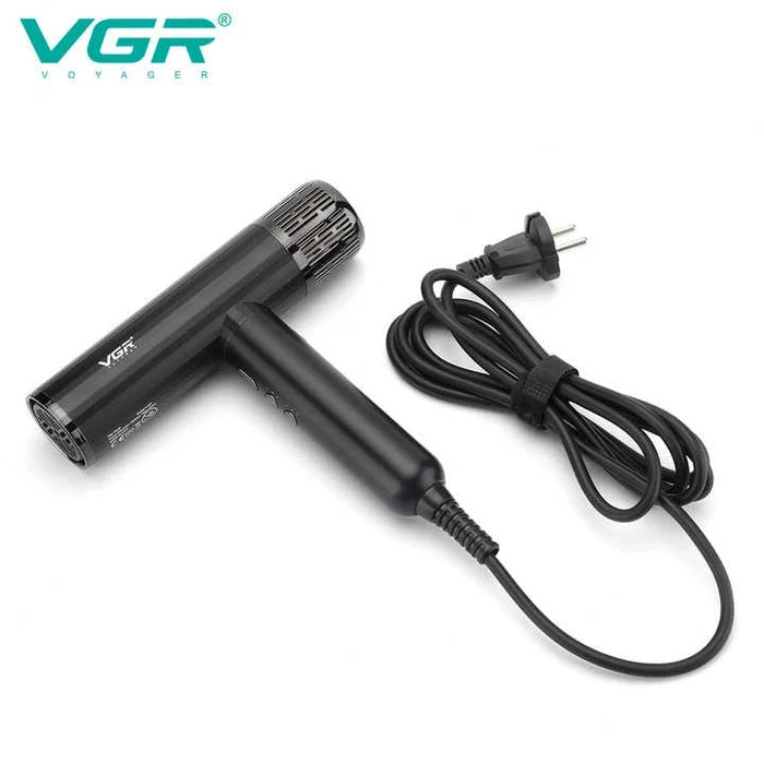 VGR V-427 Professional Hair Dryer, High-Speed 110000 RPM BLDC Motor, 1900W (Black)