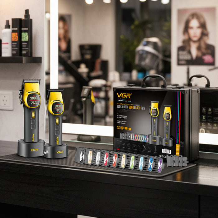 VGR V-885 S2 Rotafinity Pro 2 in 1 Barber Set