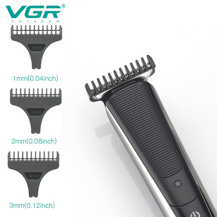 VGR V-926 Professional Hair Trimmer 90 minutes runtime with T Blade and LED Indicator - vgrofficial.in