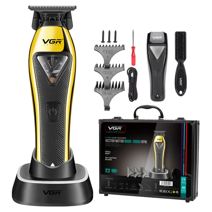 VGR V-994 Professional Salon Series Hair Trimmer for Men, Gold
