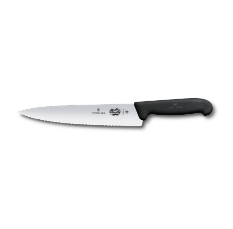 Victorinox Fibrox Handle Cooks Knife Serrated 22cm