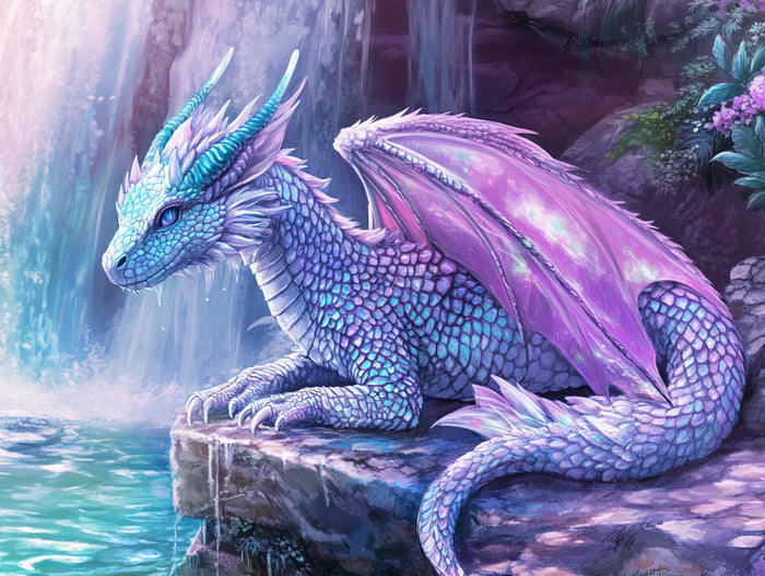 Waterfall Serenity Dragon