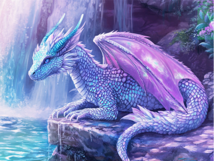 Waterfall Serenity Dragon