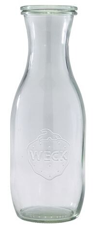 Weck Glass Juice Jar With Lid 1L / 35.2oz (Box Of 6)