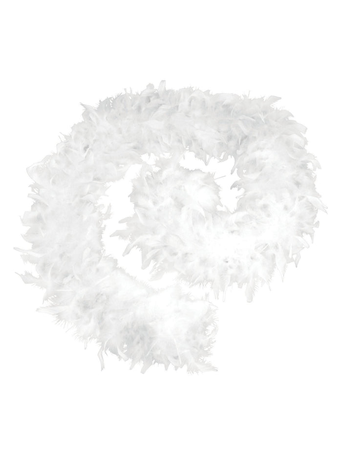 White Feather Boa Costume Accessory