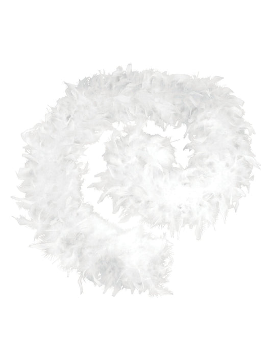 White Feather Boa Costume Accessory