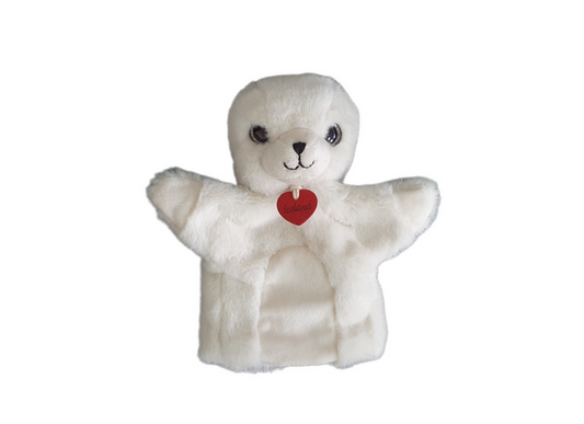 White Seal Hand Puppet - Plush Toys