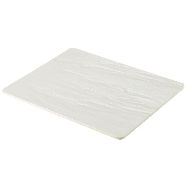 White Slate Effect Melamine Platter GN 1/2 32.5cm x 26.5cm
